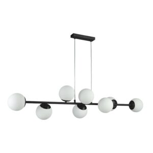 Oprawa wisząca E27 Bali-12 120cm x8 czarna