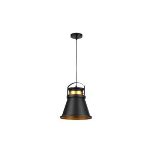 Oprawa wisząca E27 Tao 25cm x1 czarna+miedź