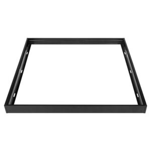 Ramka natynkowa do panelu LED 600x600 Czarna 43mm