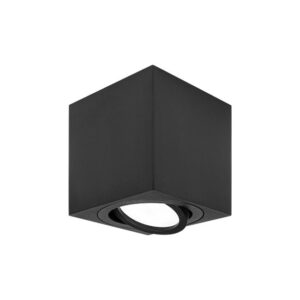 Oprawa natynkowa GU10 kwadrat 80x80x84 ruch czarn