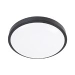Plafon LED Luvo 24W okrągły 4000K czarny czujnik