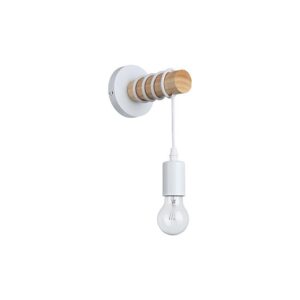 Kinkiet E27 LED Eos wiszący x1 biały + WD