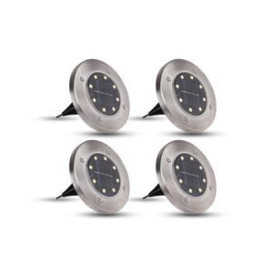 Lampa LED solarna 8xSMD ogrodowa wbijana - 4 szt.