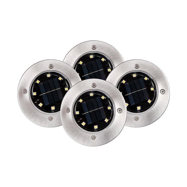 Lampa LED solarna 8xSMD ogrodowa wbijana - 4 szt. 8 Lampa LED solarna 8xSMD ogrodowa wbijana - 4 szt. - obrazek 8