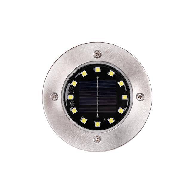 Lampa LED solarna 12xSMD ogrodowa wbijana - 4 szt 3 Lampa LED solarna 12xSMD ogrodowa wbijana - 4 szt - obrazek 3