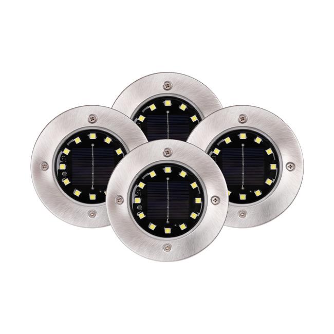 Lampa LED solarna 12xSMD ogrodowa wbijana - 4 szt 5 Lampa LED solarna 12xSMD ogrodowa wbijana - 4 szt - obrazek 5