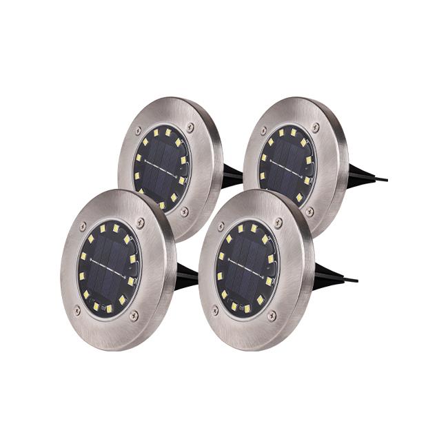 Lampa LED solarna 12xSMD ogrodowa wbijana - 4 szt 6 Lampa LED solarna 12xSMD ogrodowa wbijana - 4 szt - obrazek 6