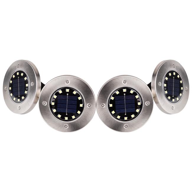 Lampa LED solarna 12xSMD ogrodowa wbijana - 4 szt 7 Lampa LED solarna 12xSMD ogrodowa wbijana - 4 szt - obrazek 7
