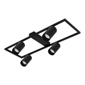 Żyrandol LED GU10 Bumo x4 czarny