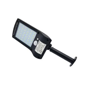 Lampa LED solarna slim 36xSMD czujnik PIR +uchwyt.