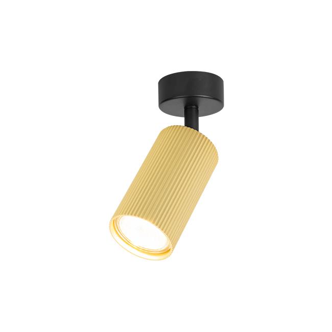 Kinkiet GU10 LED Lucerno ruchomy x1 czarny+złoty 2 Kinkiet GU10 LED Lucerno ruchomy x1 czarny+złoty - obrazek 2