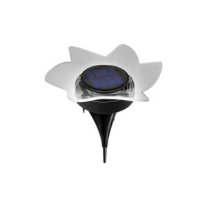 Lampa LED solarna ogrodowa wbijana kwiat