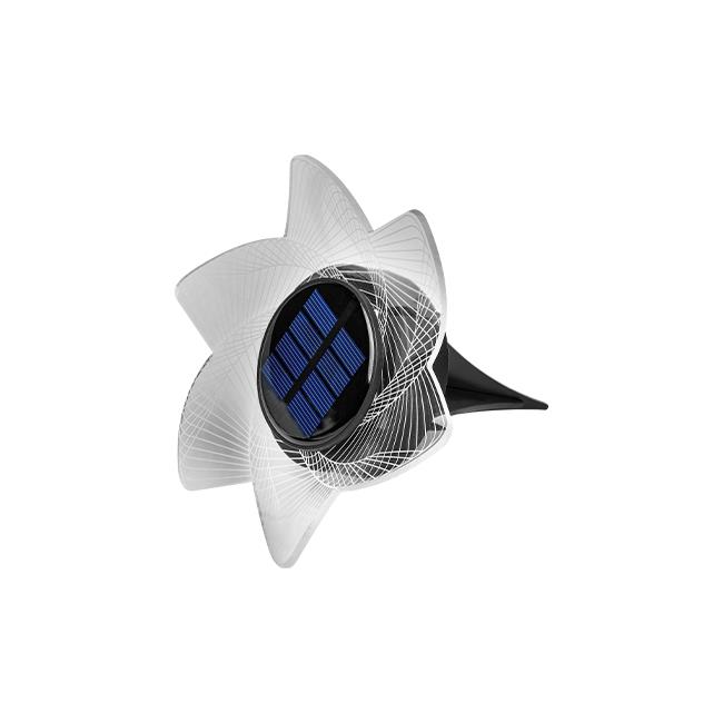 Lampa LED solarna ogrodowa wbijana kwiat 2 Lampa LED solarna ogrodowa wbijana kwiat - obrazek 2