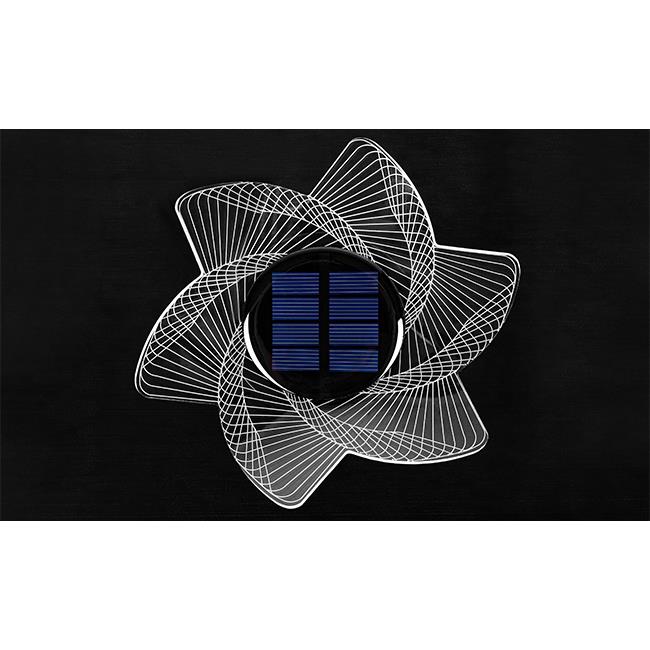 Lampa LED solarna ogrodowa wbijana kwiat 8 Lampa LED solarna ogrodowa wbijana kwiat - obrazek 8
