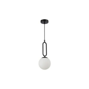Oprawa wisząca E27 Bali-15 15cm dekor x1 czarna