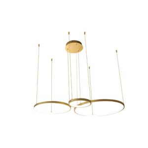 Żyrandol LED Hodo 20/40/60cm 77W złoty