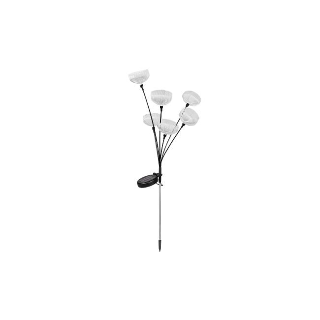 Lampa LED solarna wbijana kwiatki x6 LED 84cm 3 Lampa LED solarna wbijana kwiatki x6 LED 84cm - obrazek 3