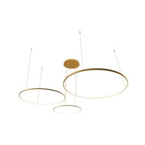 Żyrandol LED Hodo 40/60/80cm 116W złoty