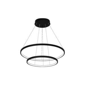 Żyrandol LED Lynx 40/60cm 64W czarny