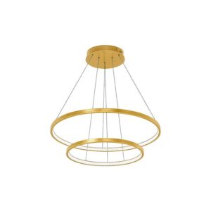 Żyrandol LED Lynx 40/60cm 64W złoty