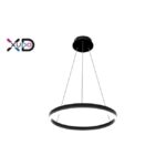 Żyrandol LED Mundo 40cm 22W czarny 3CCT pilot