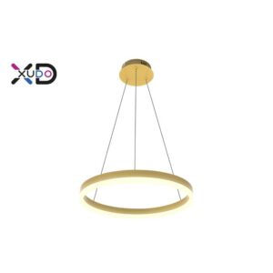 Żyrandol LED Mundo 40cm 22W złoty 3CCT pilot