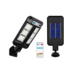 Lampa LED solarna slim 54 LED czujnik PIR pilot