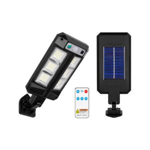 Lampa LED solarna slim 54 LED czujnik PIR pilot