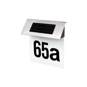 Lampa LED solarna IP44 numer domu