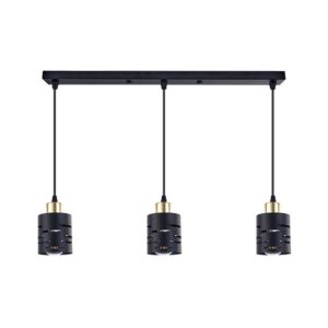 Oprawa wisząca E27 Elen x3 50cm czarna+złota