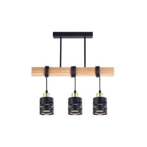 Oprawa wisząca E27 Elen x3 50cm czarna+złota+WD