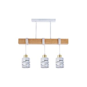 Oprawa wisząca E27 Elen x3 50cm biała+złota+WD