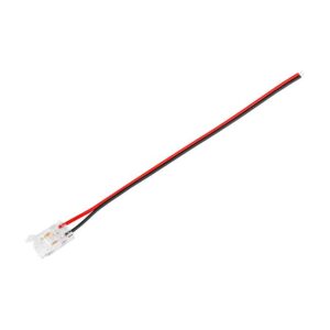 Złączka do taśmy LED COB 8mm zatrzaskowa z kablem