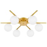 Żyrandol LED G9 Bali-10 58cm x6 złoty