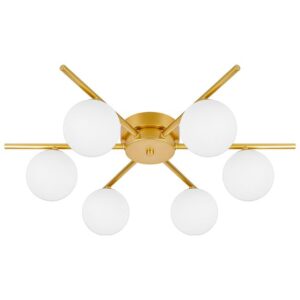 Żyrandol LED G9 Bali-10 58cm x6 złoty