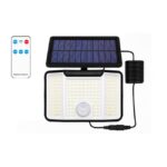 Naświetlacz LED solarny 172xSMD PIR pilot