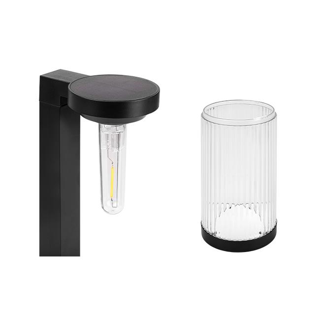 Lampa LED solarna wbijana latarnia ogrodow - 2 szt 9 Lampa LED solarna wbijana latarnia ogrodow - 2 szt - obrazek 9