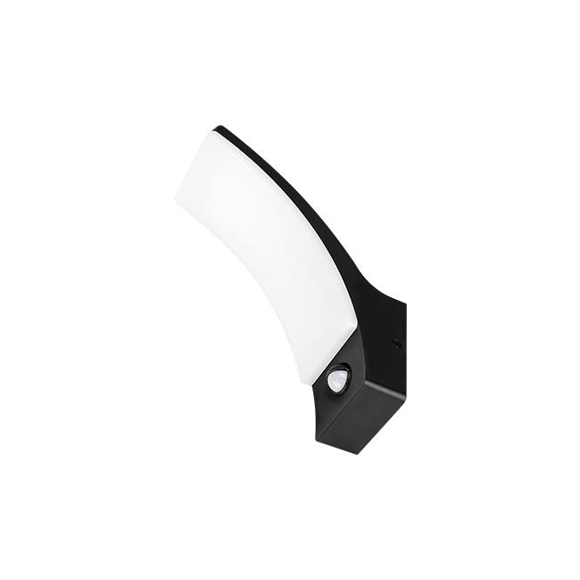 Oprawa architektoniczna Grudo LED 12W czarna czujn 3 Oprawa architektoniczna Grudo LED 12W czarna czujn - obrazek 3