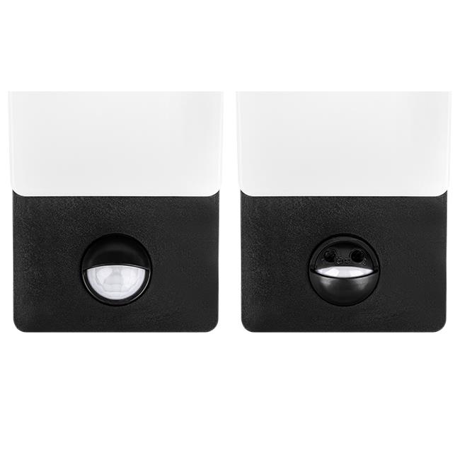 Oprawa architektoniczna Grudo LED 12W czarna czujn 9 Oprawa architektoniczna Grudo LED 12W czarna czujn - obrazek 9