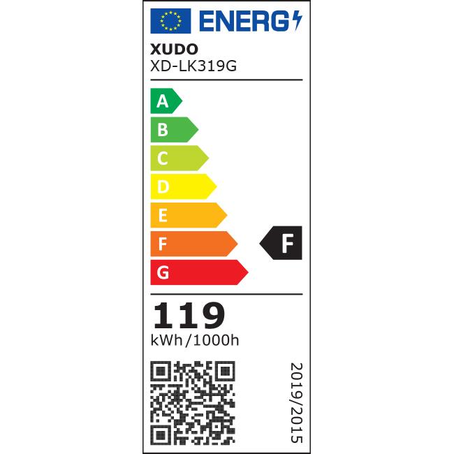 Żyrandol LED Mundo 40/60/80/100cm 119W złoty 3CCT 2 Żyrandol LED Mundo 40/60/80/100cm 119W złoty 3CCT - obrazek 2