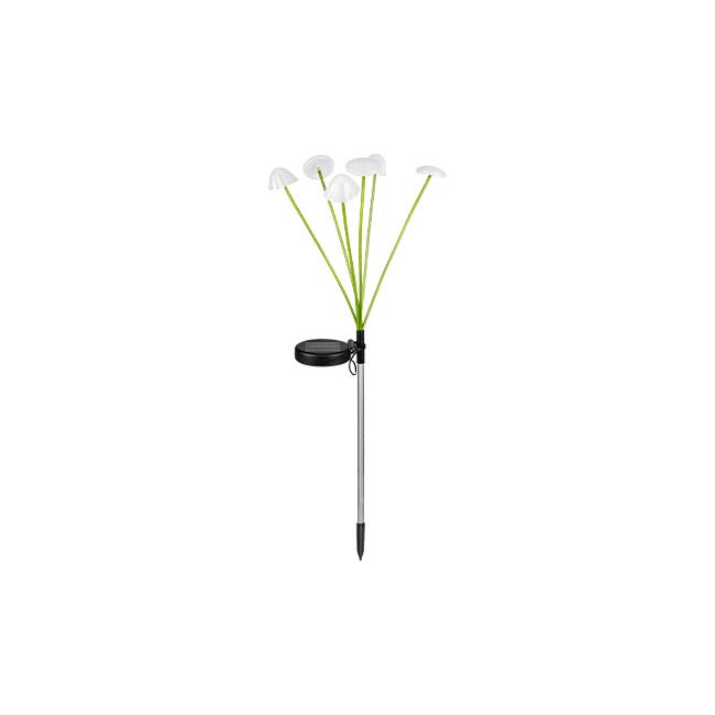 Lampa LED solarna wbijana grzyby 6xLED 72cm 1 Lampa LED solarna wbijana grzyby 6xLED 72cm