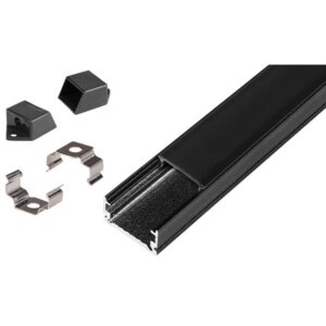 Profil Led Masterled slim 2m czarny czarny