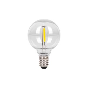 Żarówka LED E12 Filament G40 24V 1W PC 5 szt