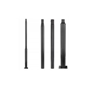 Słup oświetleniowy SQ 76mm 3m 20x20cm czarny