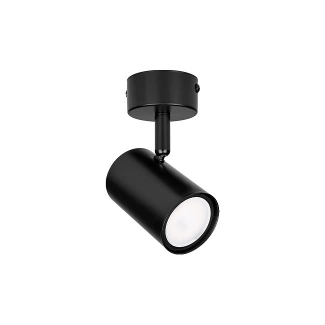 Kinkiet GU10 LED Richi ruchomy x1 czarny 1 Kinkiet GU10 LED Richi ruchomy x1 czarny