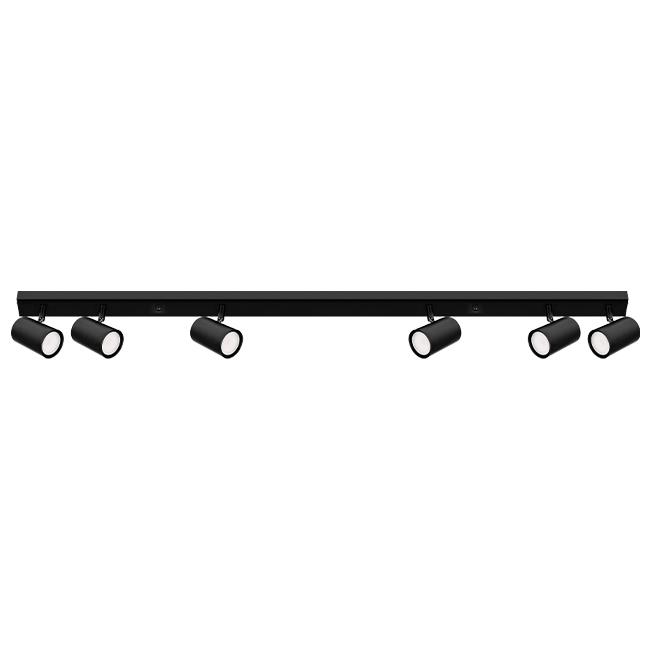 Kinkiet GU10 LED Richi ruchomy x6 czarny 2 Kinkiet GU10 LED Richi ruchomy x6 czarny - obrazek 2