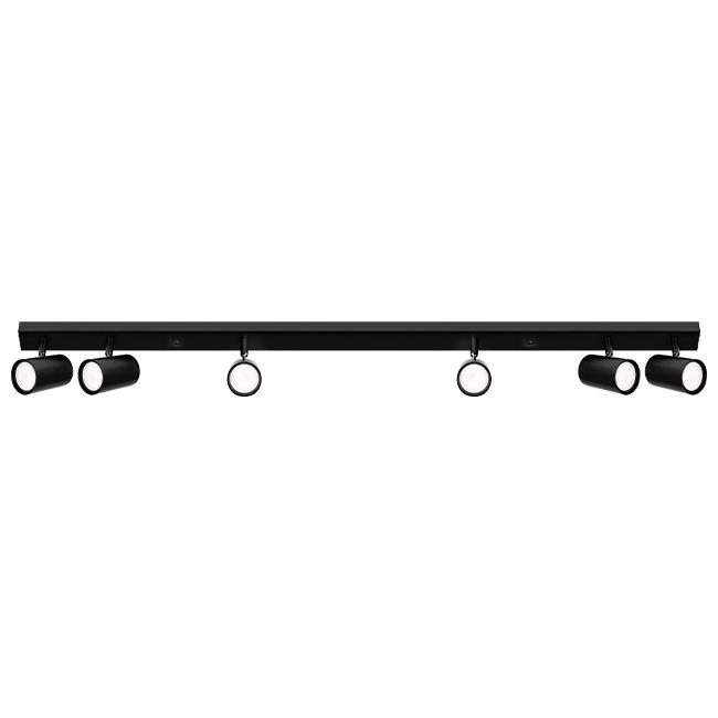 Kinkiet GU10 LED Richi ruchomy x6 czarny 3 Kinkiet GU10 LED Richi ruchomy x6 czarny - obrazek 3