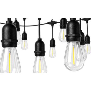 Girlanda LED 230V 10m 20x E27 2700K