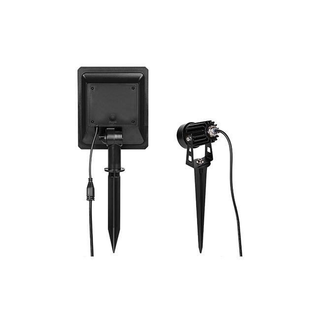 Lampa LED solarna wbijana 3000K zestaw 2szt 5 Lampa LED solarna wbijana 3000K zestaw 2szt - obrazek 5