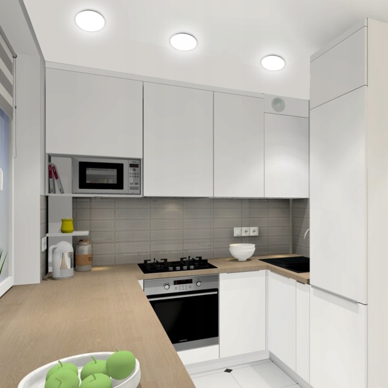 Lampa panel LED plafon do łazienki łazienkowy z czujnikiem ruchu IP44 12w 11 Lampa panel LED plafon do łazienki łazienkowy z czujnikiem ruchu IP44 12w - obrazek 11